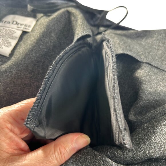 Vintage Ultra Dress Plus Size 18 Gray 2 Piece Coat Career NWT READ - Picture 11 of 14